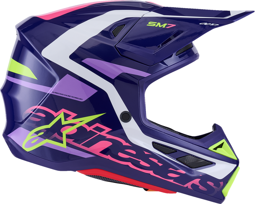 ALPINESTARS SM7 Helmet - Deed - Gloss Purple/Pink - 2XL 8302426-3142-XXL