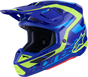 ALPINESTARS SM7 Helmet - Deed - Gloss Blue/Yellow Fluo - Large 8302426-7253-L