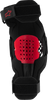 ALPINESTARS SX-1 Plasma Knee Guards - Black/Red/Cool Gray - L/XL 6500326-1498-LXL