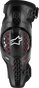 ALPINESTARS SX-1 Plasma Knee Guards - Black/Red/Cool Gray - 2XL 6500326-1498-2X
