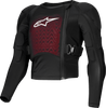 ALPINESTARS Youth Bionic Plasma LT Jacket - Black/White - Small 6540126-12-S