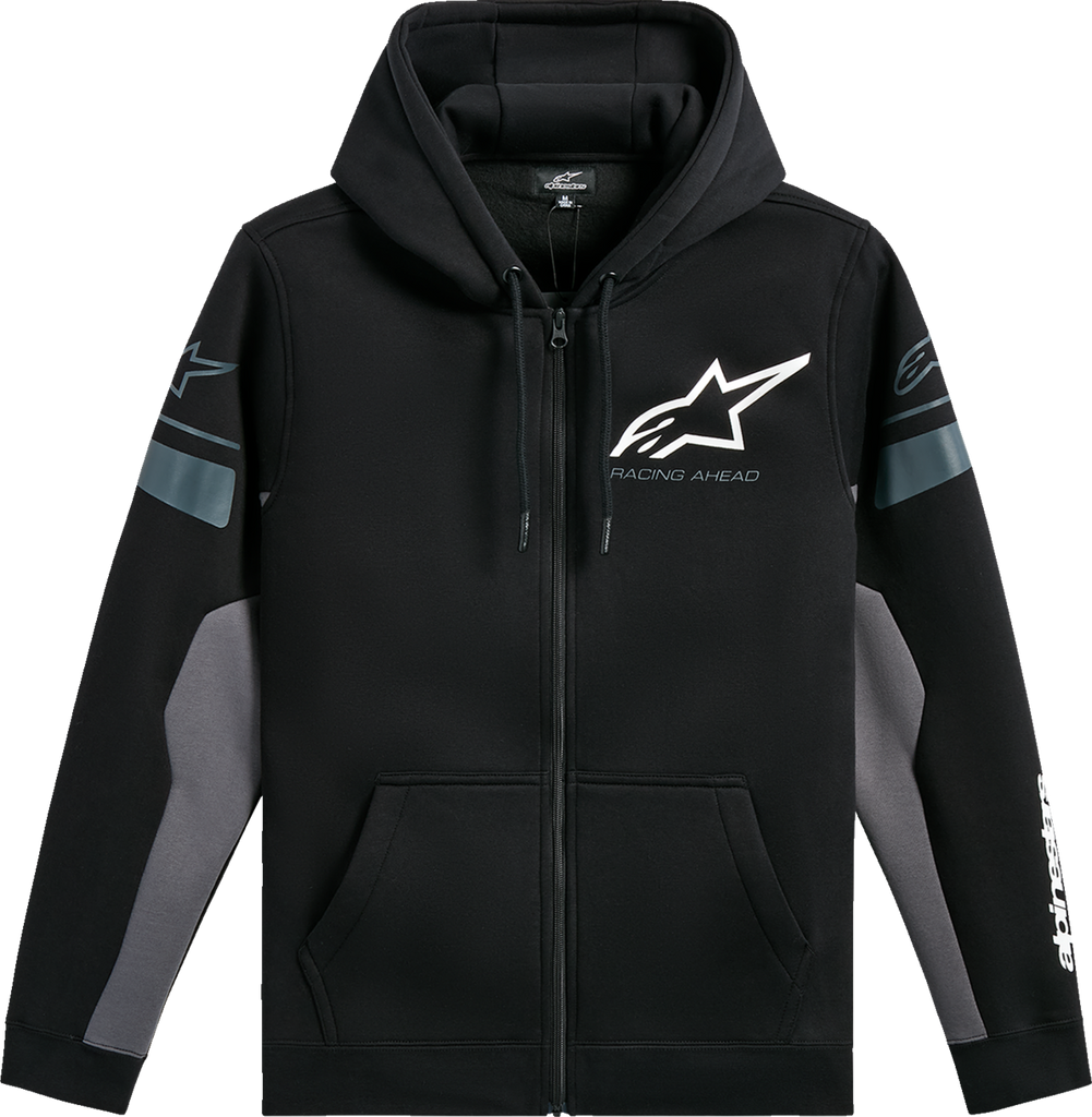 ALPINESTARS Esemex Zip Hoodie - Black/Charcoal - XL 1235-53200-1018-XL