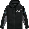 ALPINESTARS Esemex Zip Hoodie - Black/Charcoal - 2XL 1235-53200-1018-2XL