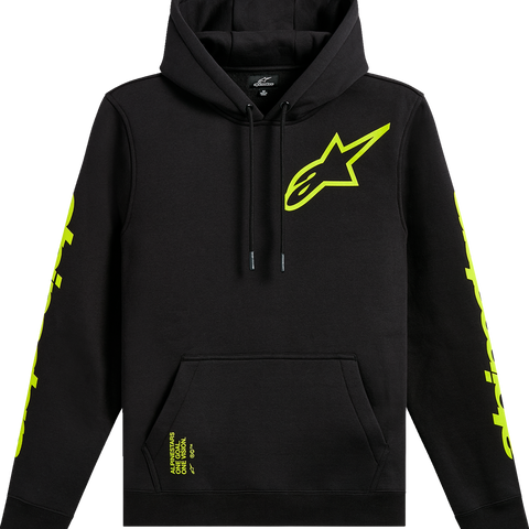 ALPINESTARS Triple Pullover Hoodie - Black - Large 1235-51405-10-L