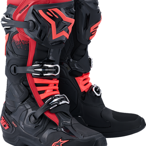 ALPINESTARS Tech 10 Boots - Black/Red - US 11 / EU 45.5 2010020-13-11