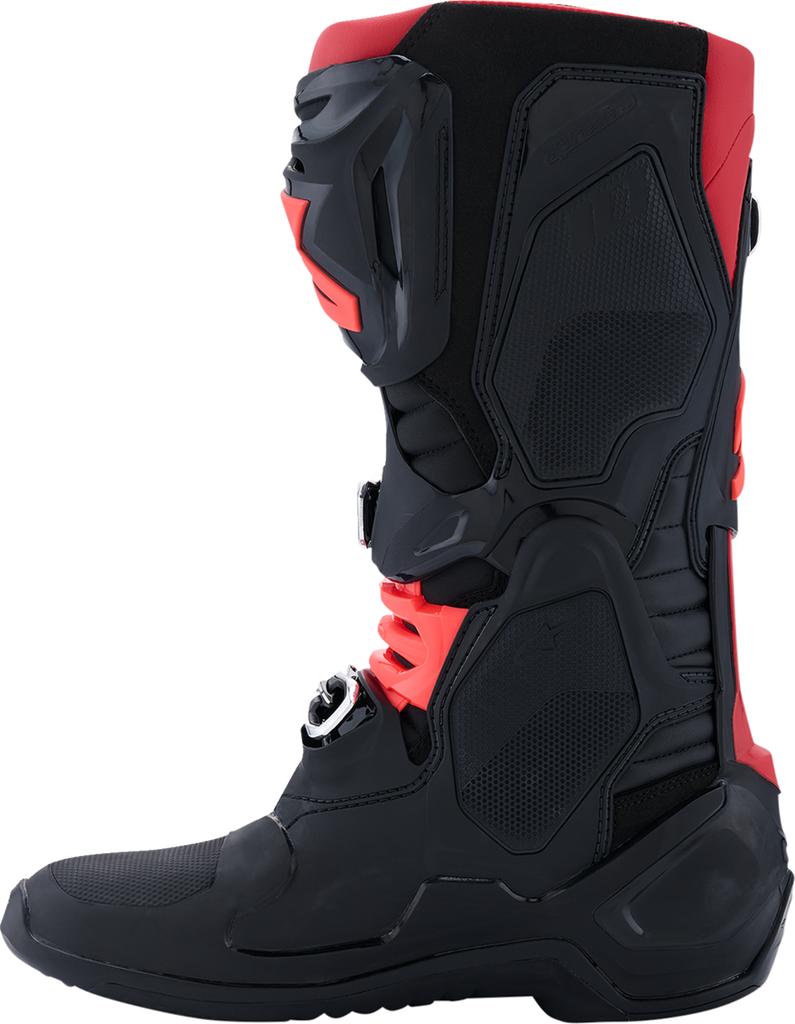 ALPINESTARS Tech 10 Boots - Black/Red - US 8 / EU 42 2010020-13-8