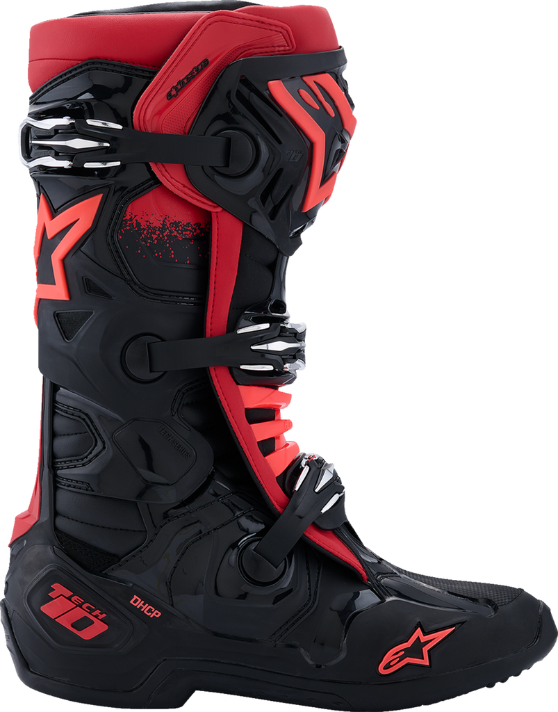ALPINESTARS Tech 10 Boots - Black/Red - US 13 / EU 48 2010020-13-13