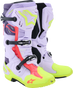 ALPINESTARS Tech 10 Supervented Boots - Purple/Fluorescent Yellow/Diva Pink - US 10 / EU 44.5 2010520-3150-10