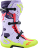 ALPINESTARS Tech 10 Supervented Boots - Purple/Fluorescent Yellow/Diva Pink - US 10 / EU 44.5 2010520-3150-10