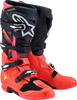 ALPINESTARS Tech 7 Boots - Black/Fluorescent Red/Fluorescent Pink - US 8 / EU 42 2012025-1576-8