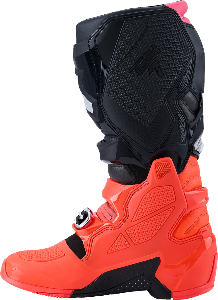 ALPINESTARS Tech 7 Boots - Black/Fluorescent Red/Fluorescent Pink - US 8 / EU 42 2012025-1576-8