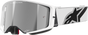 ALPINESTARS GOGGLES Supertech Goggle - Corp - White - Silver Mirror Lens 5100325-2055