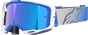 ALPINESTARS GOGGLES Vision 8 Goggle - Corp - Blue/White - Blue Mirror Lens 5101625-7274