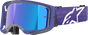 ALPINESTARS GOGGLES Vision 8 Goggle - Corp - Purple - Blue Mirror Lens 5101625-3116