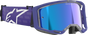 ALPINESTARS GOGGLES Vision 8 Goggle - Corp - Purple - Blue Mirror Lens 5101625-3116