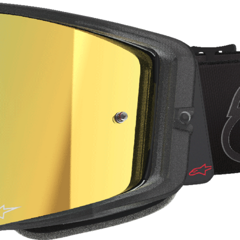 ALPINESTARS GOGGLES Supertech Vision Goggle - Vista - Black - Gold Mirror Lens 5100226-1581