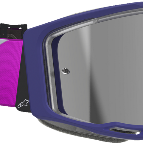 ALPINESTARS GOGGLES Vision 8 Goggle - Corp - Purple/Light Gray - Silver Mirror Lens 5101625-3153