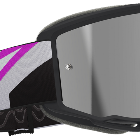 ALPINESTARS GOGGLES Vision 5 Goggle - Corp - Light Gray/Purple - Silver Mirror Lens 5101825-9285