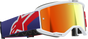 ALPINESTARS GOGGLES Vision 5 Goggle - Corp - Red/Purple - Red Mirror Lens 5101825-3154