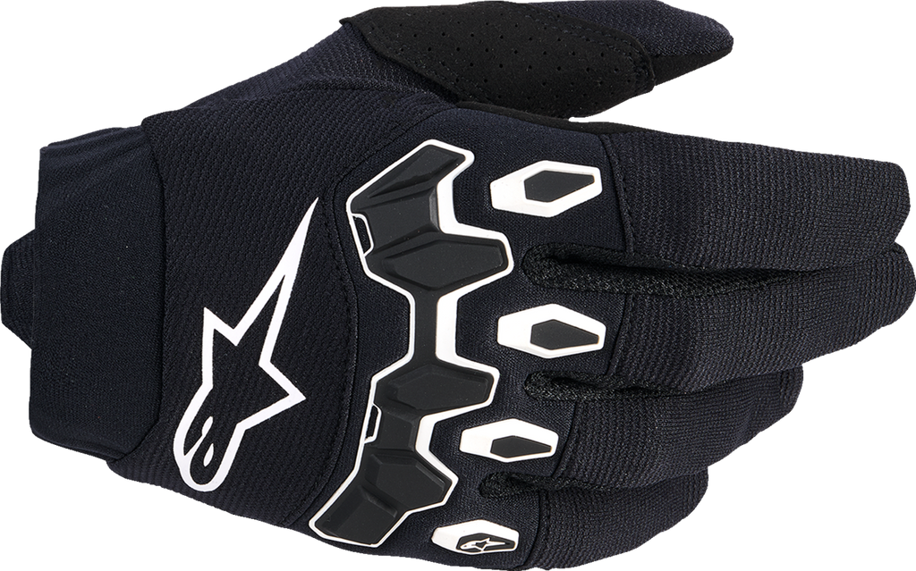 ALPINESTARS Youth Full Bore V2 Gloves - Black/White - 3XS 3540226-12-3XS