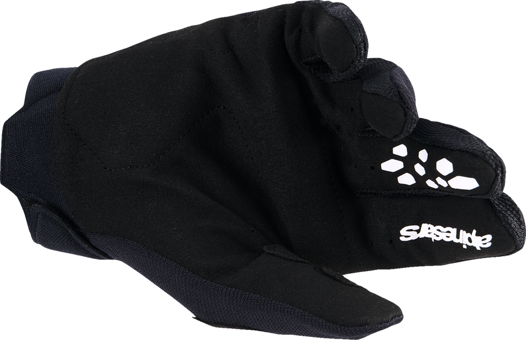 ALPINESTARS Youth Full Bore V2 Gloves - Black/White - Large 3540226-12-L