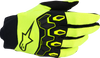 ALPINESTARS Youth Full Bore V2 Gloves - Fluo Yellow/Black - Small 3540226-551-S
