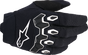 ALPINESTARS Youth Full Bore V2 Gloves - Black/White - Small 3540226-12-S