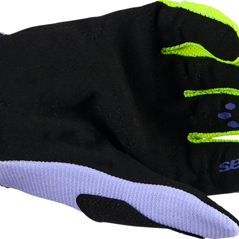 ALPINESTARS Youth Full Bore V2 Gloves - Purple/Fluo Yellow - 3XS 3540226-3175-3XS