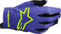 ALPINESTARS Youth Radar Gloves - Purple/Fluo Yellow - Medium 3541824-3175-M