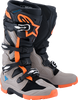 ALPINESTARS Tech 7 Enduro Boots - Black/Warm Gray/Fluorescent Orange - US 8 2010426-1562-8