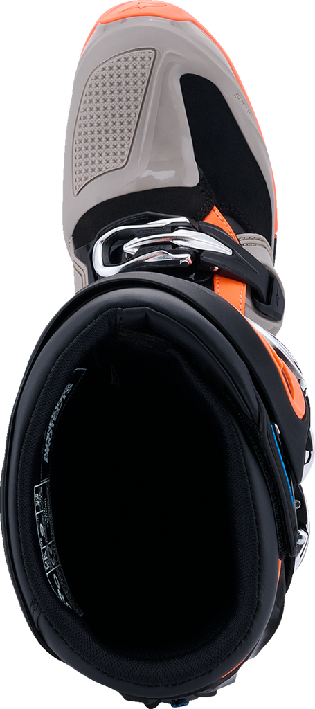 ALPINESTARS Tech 7 Enduro Boots - Black/Warm Gray/Fluorescent Orange - US 13 2010426-1562-13