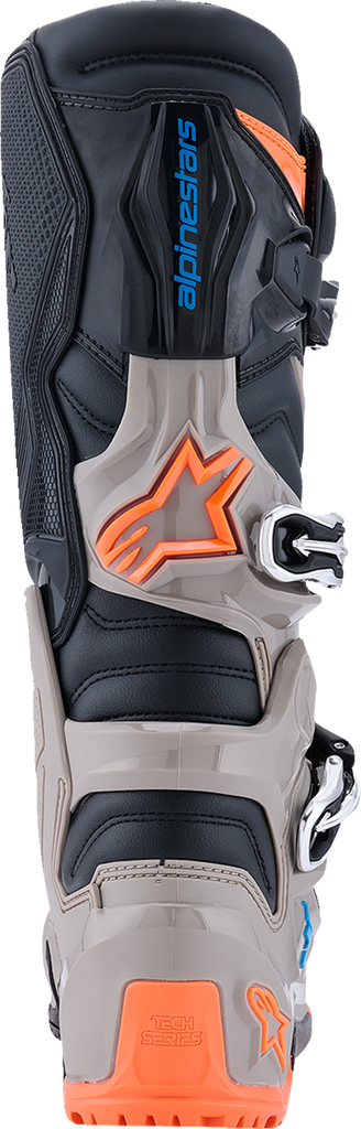 ALPINESTARS Tech 7 Enduro Boots - Black/Warm Gray/Fluorescent Orange - US 13 2010426-1562-13