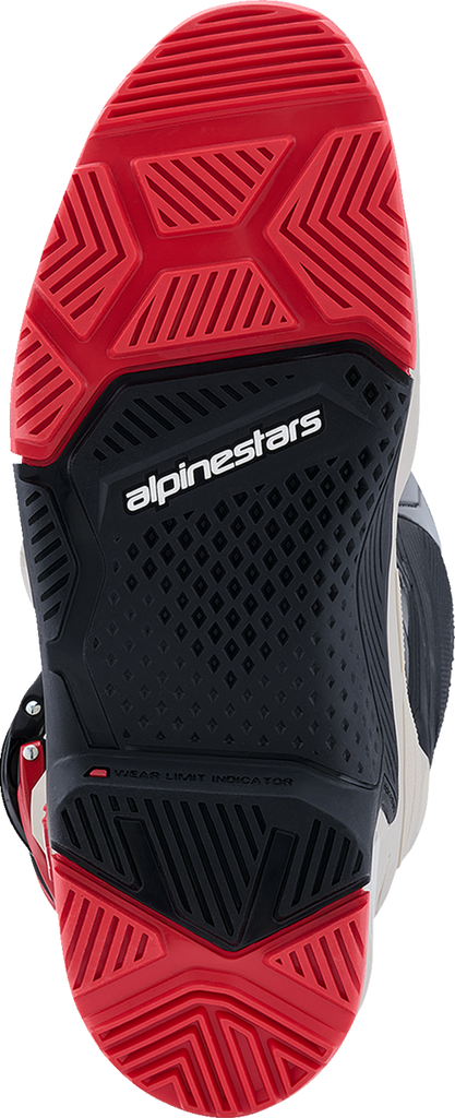 ALPINESTARS Tech 7 Enduro Boots - Black/Light Gray/Bright Red - US 11 2010426-1903-11