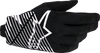 ALPINESTARS Radar Pro Gloves - Black/White - XL 3560325-12-XL