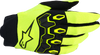 ALPINESTARS Full Bore V2 Gloves - Fluo Yellow/Black - Small 3560426-551-S