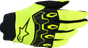 ALPINESTARS Full Bore V2 Gloves - Fluo Yellow/Black - Medium 3560426-551-M