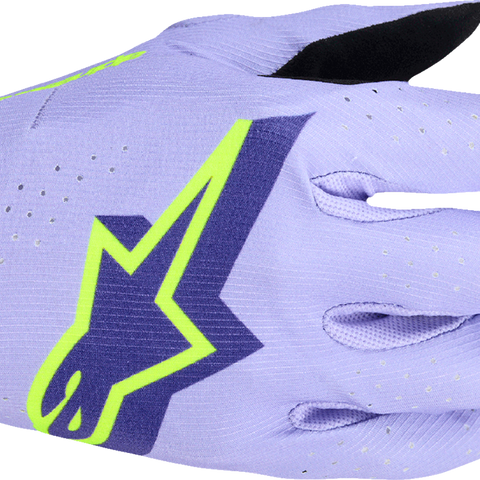 ALPINESTARS Supertech MX Gloves - Lavender/Violet/Fluo Yellow - XL 3560526-3151-XL