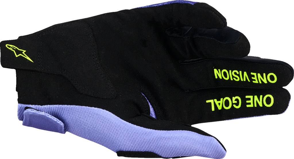 ALPINESTARS Radar Gloves - Purple/Fluo Yellow - Small 3561824-3175-S