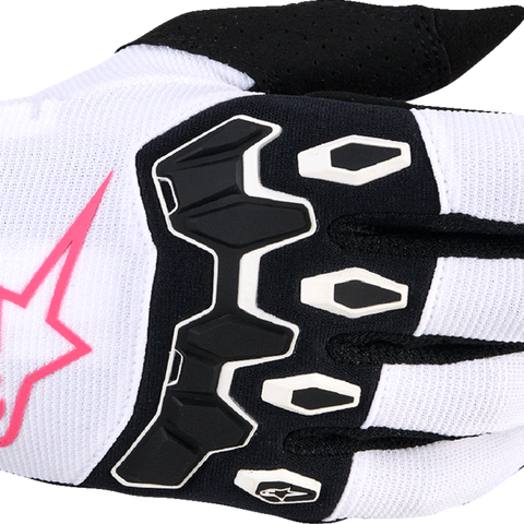 ALPINESTARS Stella Full Bore V2 Gloves - White/Fluo Pink/Black - Medium 3580126-2064-M