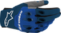 ALPINESTARS Pro-Dura Gloves - Navy/Bright Blue/White - XL 3560425-7174-XL