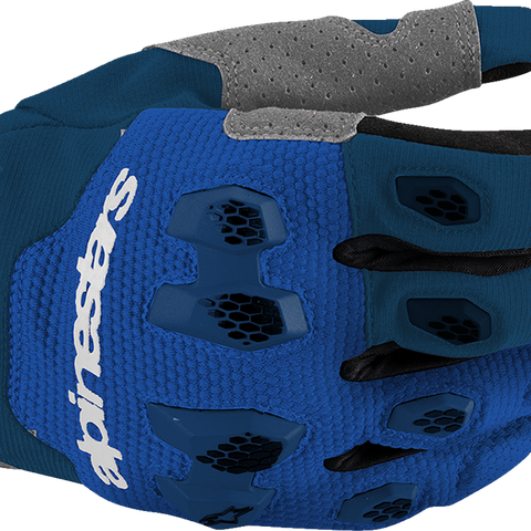 ALPINESTARS Pro-Dura Gloves - Navy/Bright Blue/White - 2XL 3560425-7174-2X