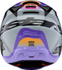 ALPINESTARS Youth SM3 Helmet - Jettson - Glosss Black/Gray/Purple - Small 8303226-9277-YS