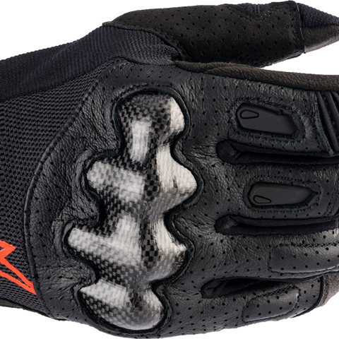 ALPINESTARS Megawatt V2 Gloves - Black/Fluo Red - Large 3565023-1030-LG