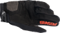 ALPINESTARS Megawatt V2 Gloves - Black/Fluo Red - 2XL 3565023-1030-2X
