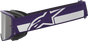 ALPINESTARS GOGGLES Supertech Goggle - Hunta 96 XXV - Purple/White - Silver Mirror Lens 5101226-3168