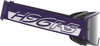 ALPINESTARS GOGGLES Supertech Goggle - Hunta 96 XXV - Purple/White - Silver Mirror Lens 5101226-3168
