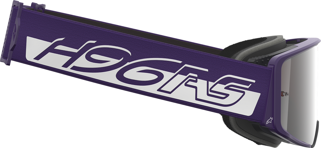 ALPINESTARS GOGGLES Supertech Goggle - Hunta 96 XXV - Purple/White - Silver Mirror Lens 5101226-3168