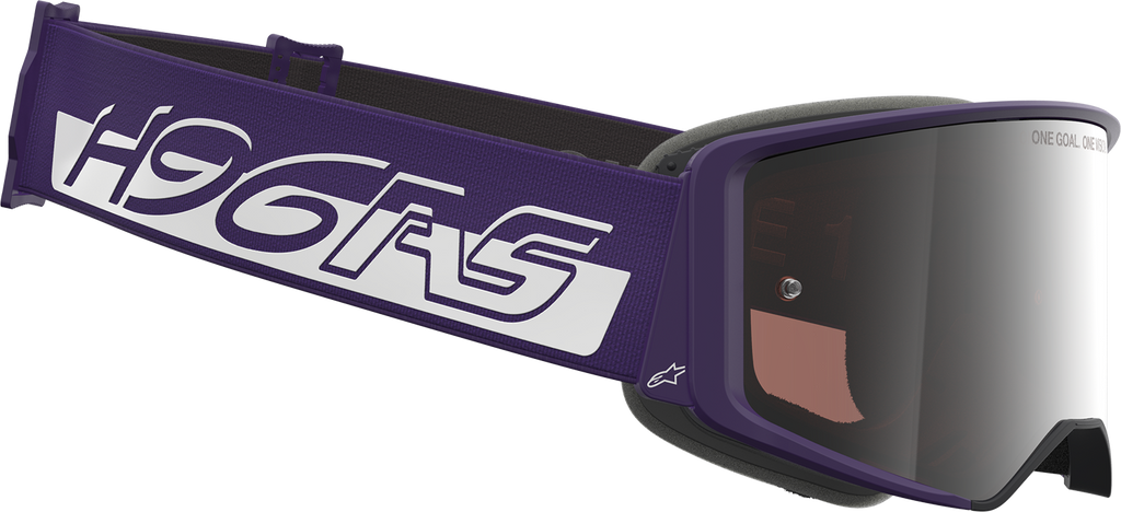 ALPINESTARS GOGGLES Supertech Goggle - Hunta 96 XXV - Purple/White - Silver Mirror Lens 5101226-3168