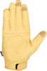 FIST HANDWEAR Road Warrior Full-Grain Leather Gloves, Yellow, 2XS – F-GRW-01324-XXS