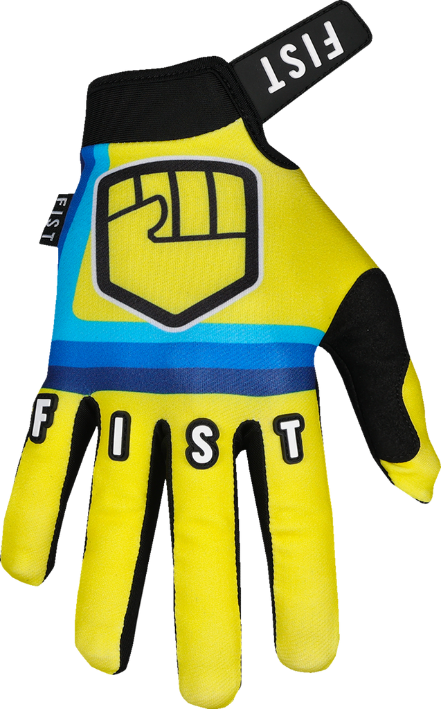 FIST HANDWEAR Strapped 90's Gloves, Yellow, Small - F-GS-01026-S